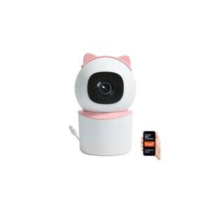 Neo  NEO 07789L - Inteligentná kamera so senzorom 355° 50° P/T 4MP Wi-Fi Tuya ružová