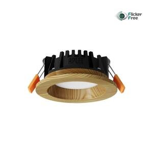 APLED APLED - LED Podhľadové svietidlo RONDO LED/3W/230V 4000K pr. 9 cm borovica masív
