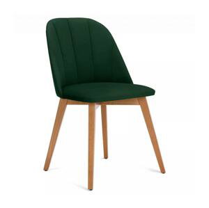 Konsimo Sp. z o.o. Sp. k. Jedálenská stolička RIFO 86x48 cm tmavozelená/svetlý dub