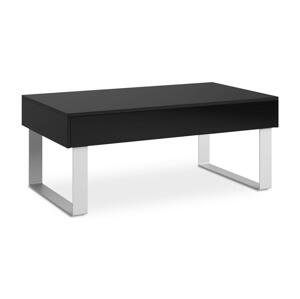 Konsimo Sp. z o.o. Sp. k. Konferenčný stolík PAVO 45x110 cm lesklá čierna