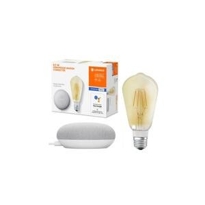 Ledvance Ledvance - Inteligentný reproduktor Google Nest Mini + LED Žiarovka SMART+ E27
