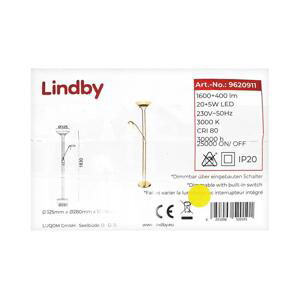 Lindby Lindby - LED Stmievateľná stojacia lampa YVETA LED/20W/230V + LED/5W/230V