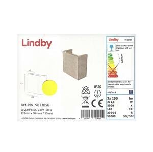 Lindby Lindby - LED Nástenné svietidlo YVA 2xLED/2,4W/230V