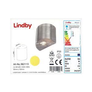 Lindby Lindby - LED Nástenné svietidlo LAREEN 2xLED/3W/230V