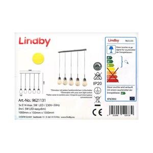 Lindby Lindby - LED Luster na lanku BADO 5xLED/5W/230V