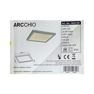 Arcchio Arcchio - LED Stmievateľné stropné svietidlo SOLVIE LED/20W/230V