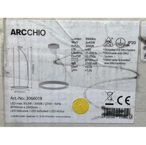 Arcchio Arcchio - LED Luster na lanku PIETRO 2xLED/45W/230V
