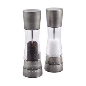 Cole&Mason Cole&Mason - Sada mlynčekov na soľ a korenie DERWENT 2 ks 19 cm matný chróm