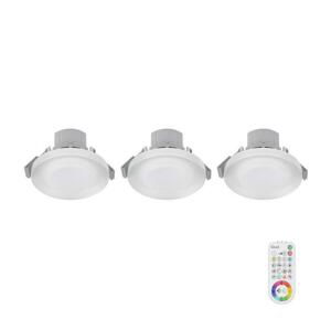 SADA 3x LED RGB Stmievateľné podhľadové svietidlo ARGON LED/7,3W/230V + DO