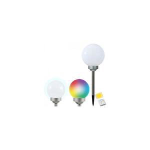 LED RGB Solárna lampa LED-RGB/0,2W/AA 1,2V/600mAh IP44