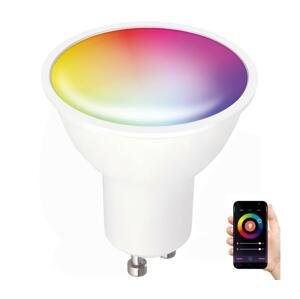 LED RGB Stmievateľná žiarovka GU10/5W/230V 2700-6500K Wi-Fi Tuya