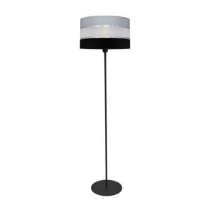 Stojacia lampa HELEN 1xE27/60W/230V čierna/šedá/strieborná