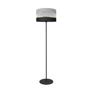 Stojacia lampa HELEN 1xE27/60W/230V čierna/šedá/zlatá