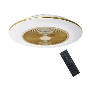 LED Stmievateľné stropné svietidlo s látorom ARIA LED/38W/230V zlatá + DO