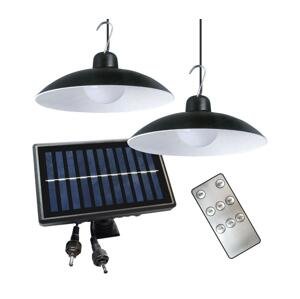 SADA 2x LED Stmievateľné solárne závesné svietidlo LED/6W/3,7V 2000 mAh IP44 + DO