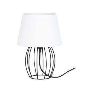 7665104 - Stolná lampa MANGOO 1xE27/40W/230V biela/čierna