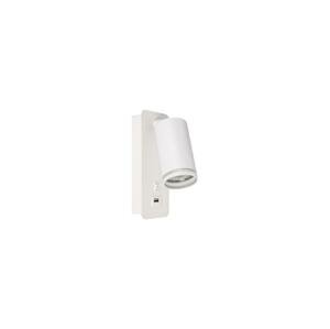 Nástenné bodové svietidlo s USB nabíjačkou 1xGU10/35W/230V biela