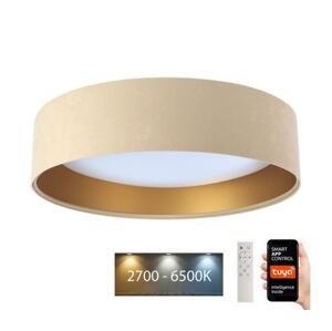 LED Stropné svietidlo SMART GALAXY LED/36W/230V Wi-Fi Tuya béžová/zlatá + DO