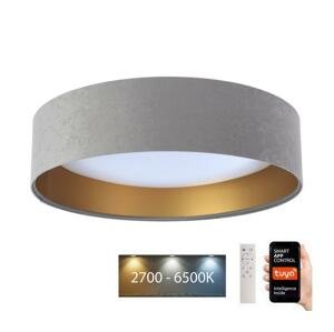 LED Stropné svietidlo SMART GALAXY LED/36W/230V Wi-Fi Tuya šedá/zlatá + DO