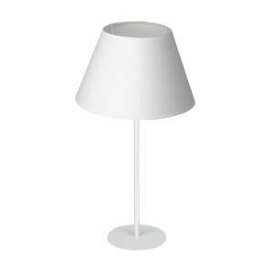Stolná lampa ARDEN 1xE27/60W/230V pr. 30 cm biela