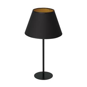 Stolná lampa ARDEN 1xE27/60W/230V pr. 30 cm čierna/zlatá
