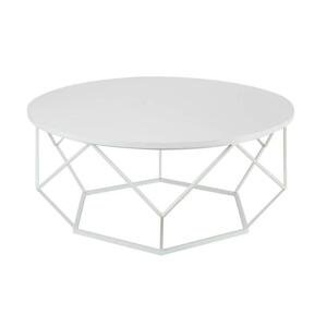 HowHomely Konferenčný stolík DIAMOND 41,5x90 cm biela
