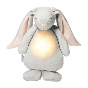 Moonie Moonie 4551MOO - Detská nočná lampička zajačik svetlošedá