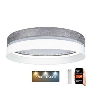 LED Stmievateľné stropné svietidlo LIMA LED/36W/230V Wi-Fi Tuya + DO strieborná/biela