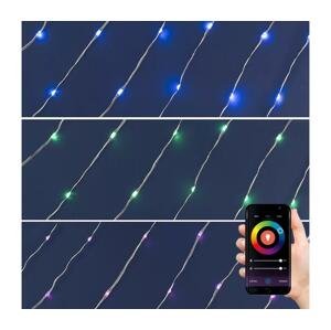 LED RGB Vianočná stmievateľná reťaz 200xLED/29 funkcií 20,4m