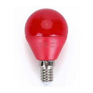 B.V. LED Žiarovka G45 E14/4W/230V červená -