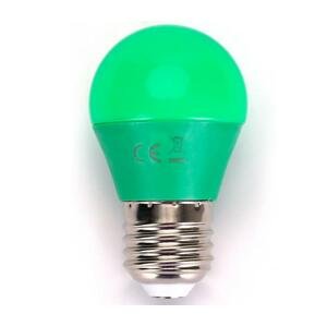 B.V. LED Žiarovka G45 E27/4W/230V zelená -