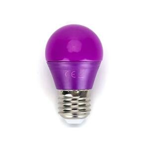 B.V. LED Žiarovka G45 E27/4W/230V fialová -