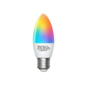 B.V. LED RGBW Žiarovka C37 E27/5W/230V 3000-6500K Wi-Fi -
