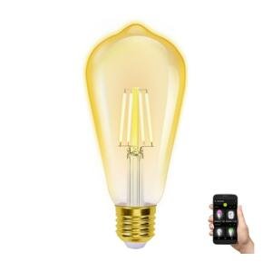 B.V. LED Stmievateľná žiarovka FILAMENT ST64 E27/6W/230V 2700-6500K Wi-Fi -