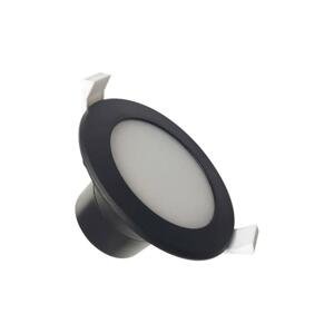 LED Kúpeľňové podhľadové svietidlo LED/7W/230V 4000K čierna IP44