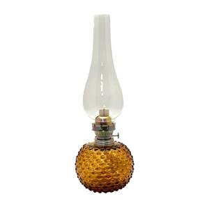 Floriánova huť Petrolejová lampa EMA 38 cm amber