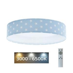 LED Stmievateľné svietidlo GALAXY KIDS LED/24W/230V hviezdičky modrá/biela + DO