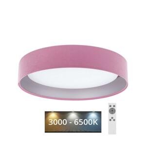 LED Stmievateľné stropné svietidlo SMART GALAXY LED/24W/230V ružová/strieborná + DO