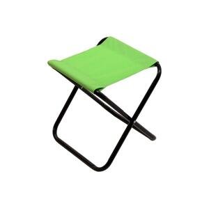 Skladacia kempingová stolička zelená/čierna