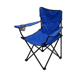 Skladacia kempingová stolička modrá