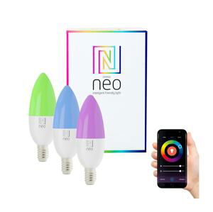 Neo  NEO 07716C - SADA 3x LED RGB Stmievateľná žiarovka E14/5,5W/230V Wi-Fi Tuya