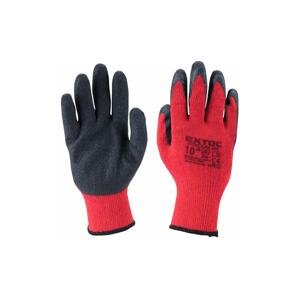 Extol Extol Premium - Pracovné rukavice veľkosť 10" červená/šedá