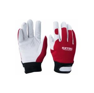 Extol Extol Premium - Pracovné rukavice veľkosť 10" červená/biela