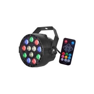 LED Disco reflektor LED/12W/230V multicolor + diaľkové ovládanie