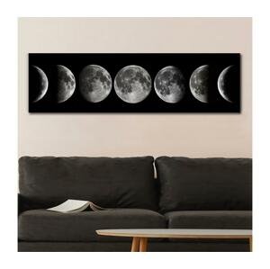 Nástenný obraz na plátne 50x120 cm fázy mesiaca