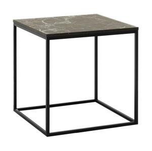Adore Furniture Konferenčný stolík 52x50 cm čierna