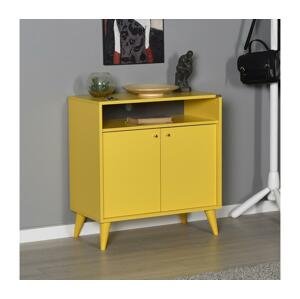 Adore Furniture Komoda 79x73 cm žltá