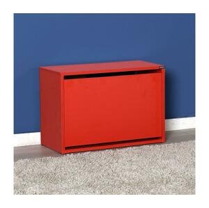 Adore Furniture Skrinka na topánky 42x60 cm červená