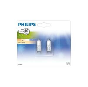Philips SADA 2x Priemyselná žiarovka Philips ECOHALO G9/28W/230V 2800K