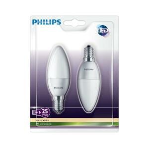 Philips SET 2x LED sviečka Philips E14/4W/230V - CANDLE